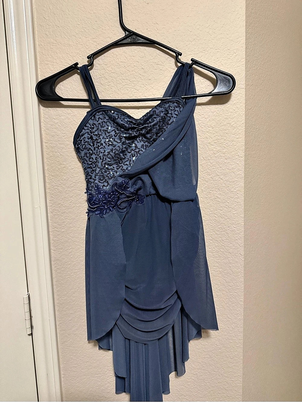 Weissman Seven Shades of Blue Maxi Dress Blue Size Intermediate Child (8-10)